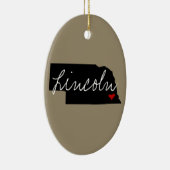 ネブラスカの町 セラミックオーナメント (右)