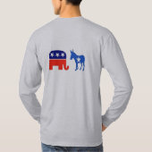 ネブラスカの紫色の州 Tシャツ (裏面)