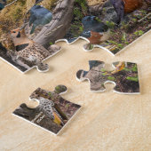 ネブラスカの裏庭の鳥 ジグソーパズル (側面)