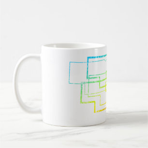 ネブラスカぼやけイル コーヒーマグカップ