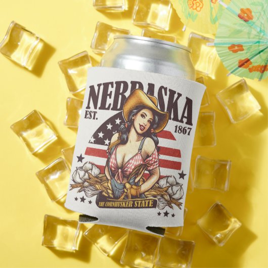 ネブラスカザコーンハスカー州 缶クーラー (インサイチュ 夏)