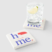 ネブラスカストーンコースターの州 ストーンコースター (横)