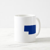ネブラスカブルー コーヒーマグカップ (正面右)