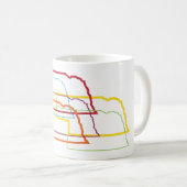 ネブラスカプライドぼやけ コーヒーマグカップ (正面右)