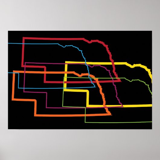 ネブラスカプライドぼやけ ポスター (正面)