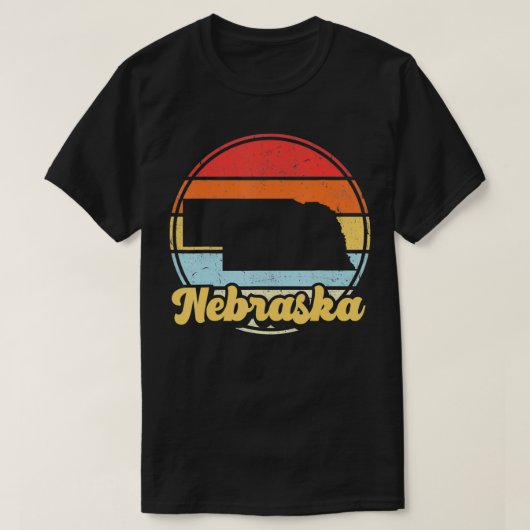 ネブラスカルーツヴィンテージネブラスカ先住民ホーム州 Tシャツ (デザイン正面)