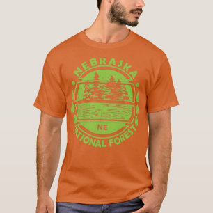 ネブラスカ国立森林ネブラスカ州自然ラン Tシャツ