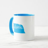 ネブラスカ型マグカップの州 マグカップ (正面左)