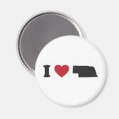 ネブラスカ大好き マグネット (正面/裏面)