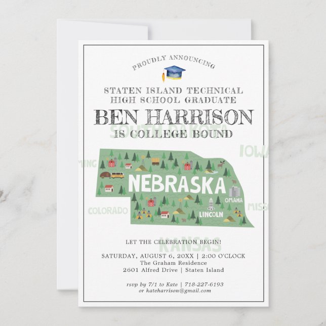 ネブラスカ大学進学お祝いパーティー (正面)