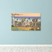 ネブラスカ大文字の情景ネブラスカ キャンバスプリント (インサイチュ (ウッドフロア))