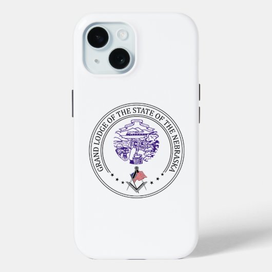 ネブラスカ州のフリーメイソンリー・ロッジ Case-Mate iPhoneケース (裏面)