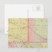 ネブラスカ州のLoup、Blaine、Custer、Logan County ポストカード (正面/裏面)