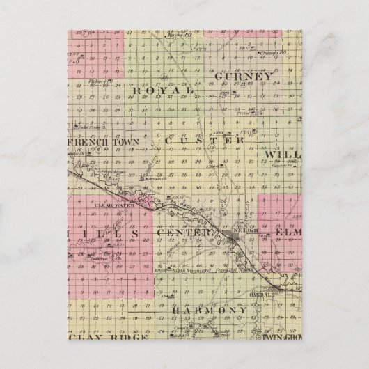 ネブラスカ州アンテロープ郡 ポストカード (正面)