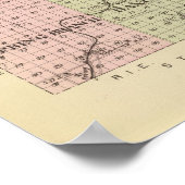 ネブラスカ州ウェイン郡 ポスター (角)