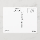 ネブラスカ州オマハからのご挨拶 ポストカード (裏面)