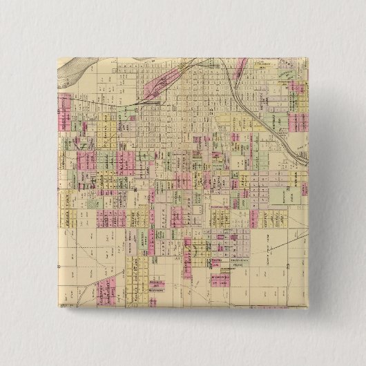ネブラスカ州オマハシティ 缶バッジ (正面)