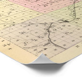 ネブラスカ州ゲージ郡 ポスター (角)