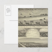 ネブラスカ州サンダース郡の農場 ポストカード (正面/裏面)