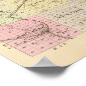 ネブラスカ州サンダース郡 ポスター (角)