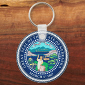 ネブラスカ州シール キーホルダー (正面)