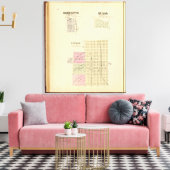 ネブラスカ州セント・ポール、マーケットおよびセント・ジョー キャンバスプリント (インサイチュ (リビング))