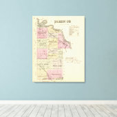 ネブラスカ州ディクソン郡 キャンバスプリント (インサイチュ (ウッドフロア))