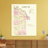 ネブラスカ州ディクソン郡 キャンバスプリント (インサイチュ (リビング))