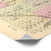 ネブラスカ州ディクソン郡 ポスター (角)