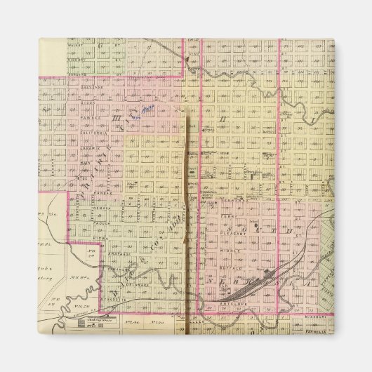 ネブラスカ州ネブラスカ市 マグネット (正面)