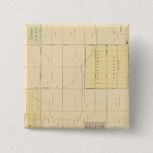 ネブラスカ州ノースオマハ 缶バッジ (正面)