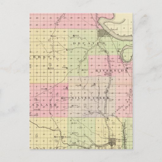 ネブラスカ州バート郡 ポストカード (正面)