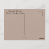 ネブラスカ州ヒルドレスフランクリン郡のトルネード ポストカード (裏面)