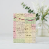 ネブラスカ州ブラウンとキヤパハ郡 ポストカード (スタンド正面)