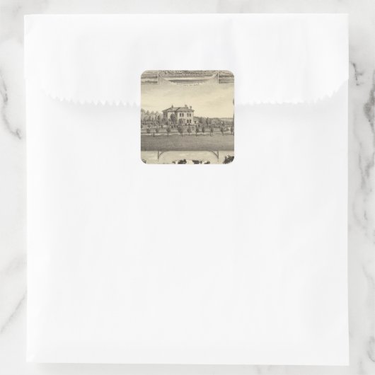 ネブラスカ州プレーリーローンファーム スクエアシール (バッグ)