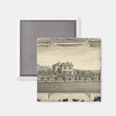 ネブラスカ州プレーリーローンファーム マグネット (正面/裏面)