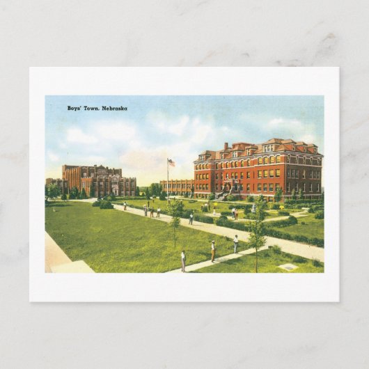 ネブラスカ州ボイズタウン ポストカード (正面)