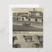 ネブラスカ州マクドナルド・ファーム ポストカード (正面/裏面)