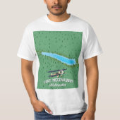ネブラスカ州マコナヒー湖の旅行ポスター Tシャツ (正面)
