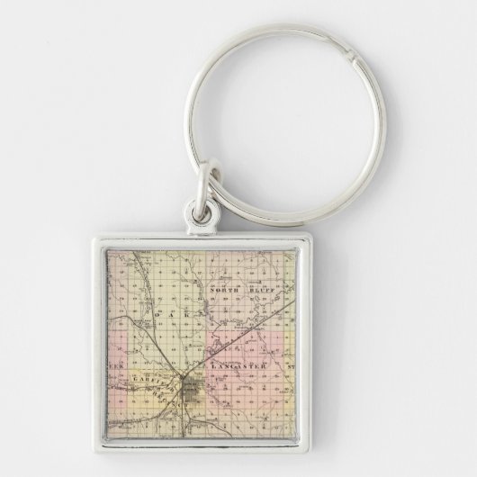 ネブラスカ州ランカスター郡 キーホルダー (正面)