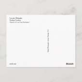 ネブラスカ州リンカーンのサンケンガーデンズ #223 ポストカード (裏面)