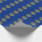 ネブラスカ州旗のタイル張り ラッピングペーパー (角)