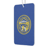 ネブラスカ州旗デザイン カーエアーフレッシュナー (左)