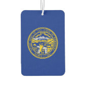 ネブラスカ州旗デザイン カーエアーフレッシュナー (裏面)