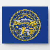 ネブラスカ州旗プラーク フォトプラーク (正面)