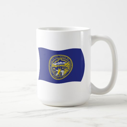 ネブラスカ州旗マグカップ コーヒーマグカップ (右)