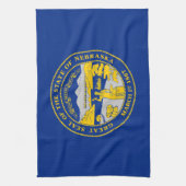 ネブラスカ州旗 キッチンタオル (縦)