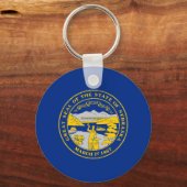 ネブラスカ州旗 キーホルダー (正面)