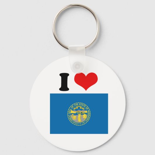 ネブラスカ州旗 キーホルダー (正面)