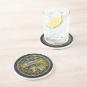 ネブラスカ州旗 コースター (側面)